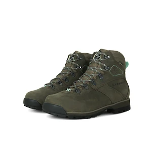 Ženska obutev za uporabo na prostem Garmont Pordoi Nubuck GTX Olive Green/Light Green  UK 7,5