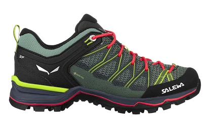 Ženska obutev za uporabo na prostem Salewa WS MTN Trainer Lite GTX Feld Green/Fluo Coral