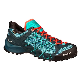 Ženska obutev za uporabo na prostem Salewa WS Wildfire GTX Blue Poseidon/Capri