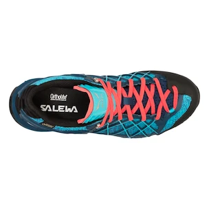 Ženska obutev za uporabo na prostem Salewa WS Wildfire GTX Blue Poseidon/Capri  UK 6,5