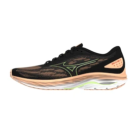 Ženska tekaška obutev Mizuno 15 Black / Mizuno Neo Lime / Apricot Ice