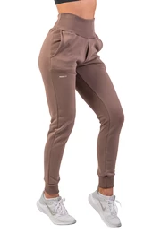 Ženska trenirka Nebbia High-Waist Loose Fit Sweatpants "Feeling Good" 409 brown