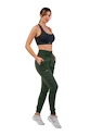 Ženska trenirka Nebbia High-Waist Loose Fit Sweatpants "Feeling Good" 409 dark green  XS