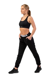 Ženska trenirka Nebbia Iconic Mid-Waist Sweatpants 408 black