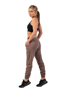 Ženska trenirka Nebbia Iconic Mid-Waist Sweatpants 408 brown