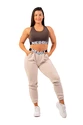 Ženska trenirka Nebbia Iconic Mid-Waist Sweatpants 408 cream