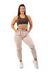 Ženska trenirka Nebbia Iconic Mid-Waist Sweatpants 408 cream  L