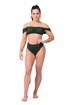 Ženske kopalke Nebbia  Miami retro bikini - top 553 dark green