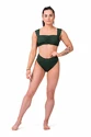 Ženske kopalke Nebbia  Miami retro bikini - top 553 dark green