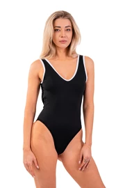 Ženske kopalke Nebbia One-piece Swimsuit Black French Style 460 Black