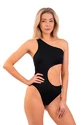 Ženske kopalke Nebbia  One Shoulder Asymmetrical Monokini 459 Black