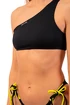 Ženske kopalke Nebbia  One Shoulder Bandeau Bikini Top 448 Black