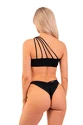 Ženske kopalke Nebbia  One Shoulder Bandeau Bikini Top 448 Black