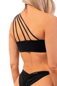 Ženske kopalke Nebbia  One Shoulder Bandeau Bikini Top 448 Black