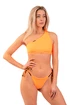 Ženske kopalke Nebbia  One Shoulder Bandeau Bikini Top 449 Orange Neon