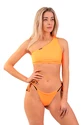 Ženske kopalke Nebbia  One Shoulder Bandeau Bikini Top 449 Orange Neon