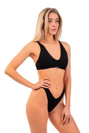 Ženske kopalke Nebbia Triangle Bralette Bikini Top with padding 457 Black