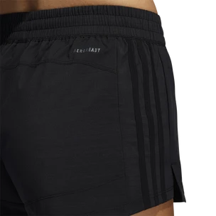 Ženske kratke hlače adidas  Pacer 3-Stripes Woven Heather Shorts Black L