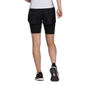 Ženske kratke hlače adidas  Run Fast 2in1 Shorts Black