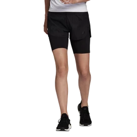 Ženske kratke hlače adidas Run Fast 2in1 Shorts Black