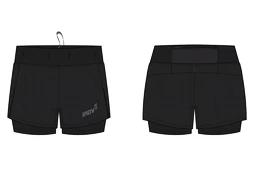 Ženske kratke hlače Inov-8 Trailfly Ultra 3" 2in1 Short Black