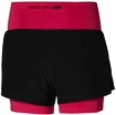 Ženske kratke hlače Mizuno  2 in 1 4.5 Short/Black/Persian Red