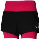 Ženske kratke hlače Mizuno  2 in 1 4.5 Short/Black/Persian Red