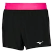 Ženske kratke hlače Mizuno Alpha 4.5 Short Black/Pink Peacock M