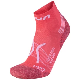 Ženske nogavice UYN RUN SUPER FAST SOCKS Coral/White