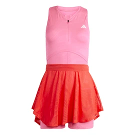 Ženske obleke adidas Onesie & Skirt Lucid Pink/Selure