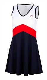 Ženske obleke Fila Dress Gloria White/Navy