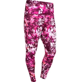 Ženske pajkice Endurance Q Luca Printed Long Tights Pink