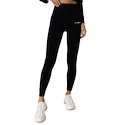 Ženske pajkice GymBeam FLO Ribbed Leggings Black