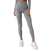 Ženske pajkice GymBeam FLO Ribbed Leggings Grey