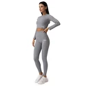 Ženske pajkice GymBeam FLO Ribbed Leggings Grey