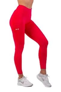 Ženske pajkice Nebbia Active High-Waist Smart Pocket Leggings 402 pink  L