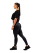 Ženske pajkice Nebbia Glossy look Bubble Butt leggings high waist 586 black