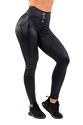 Ženske pajkice Nebbia Glossy look Bubble Butt leggings high waist 586 black