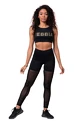 Ženske pajkice Nebbia Gold Mesh leggings 829 black