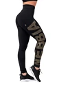 Ženske pajkice Nebbia Gold Print leggings 827 black