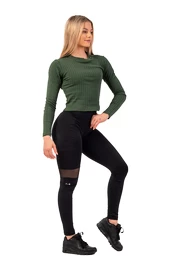 Ženske pajkice Nebbia High-Waist ¾ Length Sporty Leggings 404 black