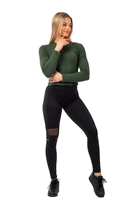 Ženske pajkice Nebbia High-Waist ¾ Length Sporty Leggings 404 black  XS