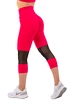 Ženske pajkice Nebbia High-Waist ¾ Length Sporty Leggings 406 pink