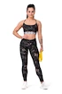 Ženske pajkice Nebbia High-waist performance leggings 567 volcanic black  XS