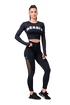 Ženske pajkice Nebbia Mesh leggings high waist black