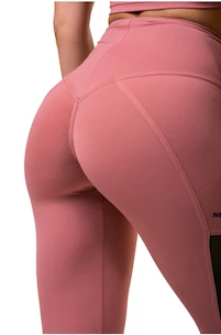 Ženske pajkice Nebbia Mesh leggings high waist old rose  XS