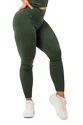 Ženske pajkice Nebbia Organic Cotton Ribbed High Waist Leggings 405 dark green