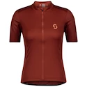 Ženski kolesarski dres Scott  Endurance 10 S/Sl Rust Red/Brick Red XS