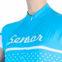 Ženski kolesarski dres Sensor  Cyklo Dots Blue