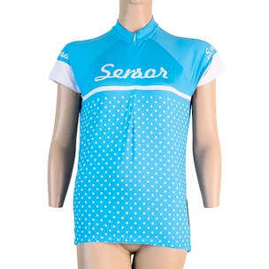 Ženski kolesarski dres Sensor  Cyklo Dots Blue